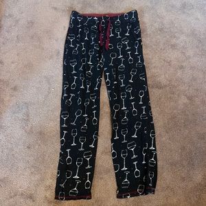 Wine PJ pants